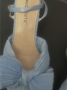 Light Blue Women’s Strappy Heel Sandal